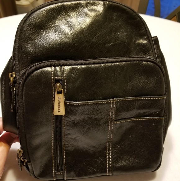 aurielle leather backpack